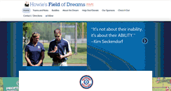 Desktop Screenshot of howiesfieldofdreams.com